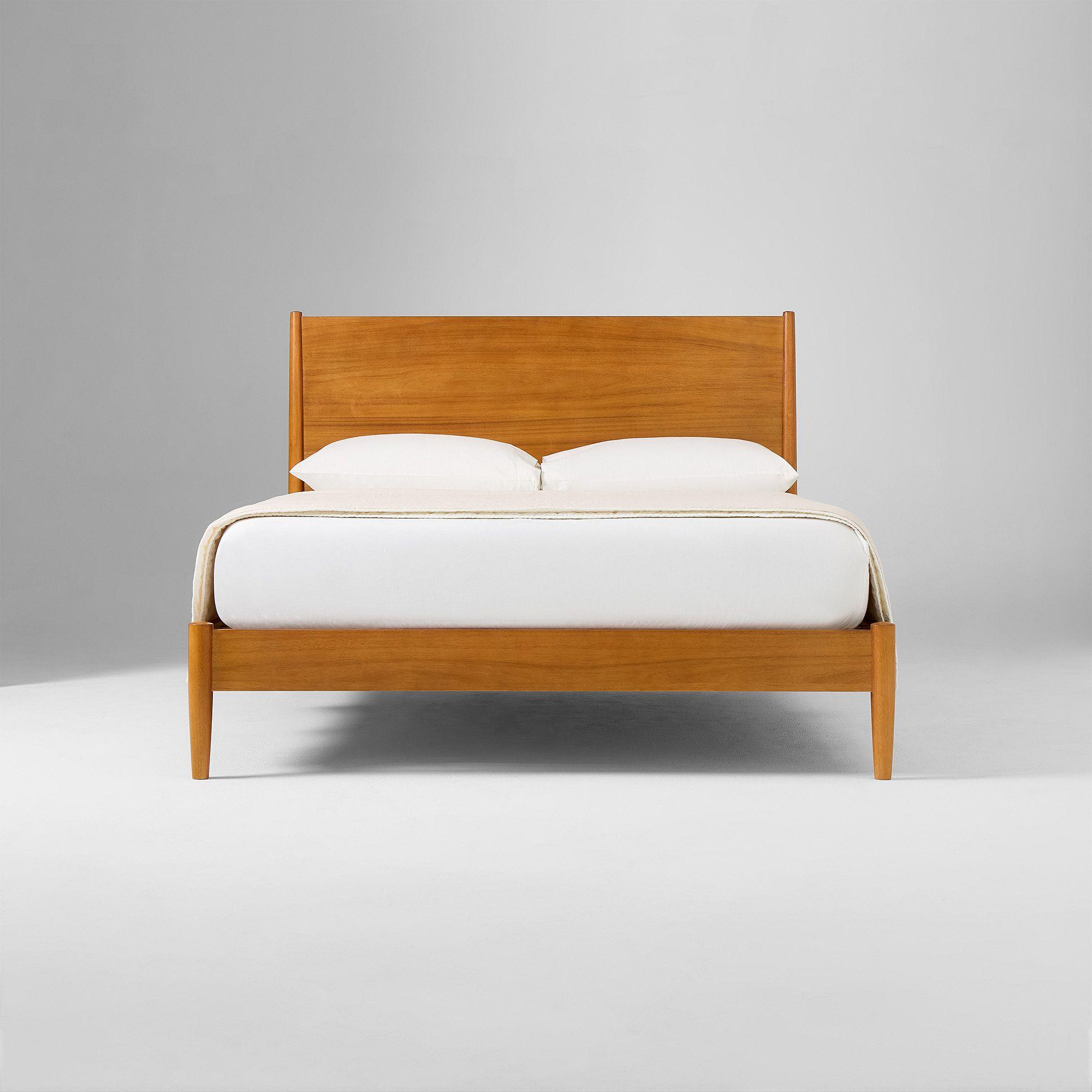 West elm mid century bed discount